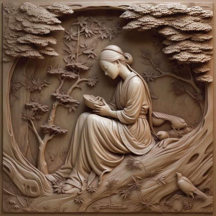 نموذج ثلاثي الأبعاد لآلة CNC 3D Art 